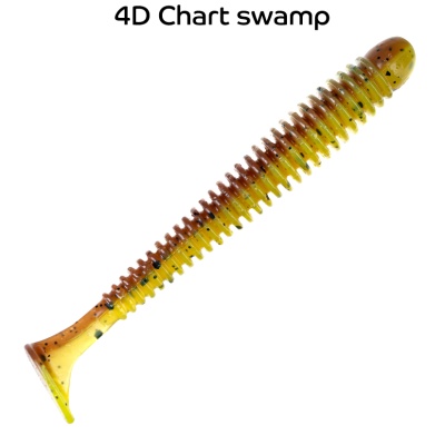 Силикон. приманки Crazy Fish Vibro Worm 2.5  81-65-4d-6