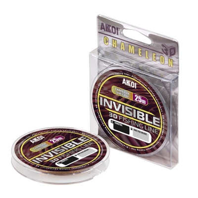 Леска AKKOI INVISIBLE 3D 100m chameleon 0.45mm 