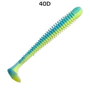 Силикон. приманки Crazy Fish Vibro Worm 3.4  13-85-40d-6-F плавающие 