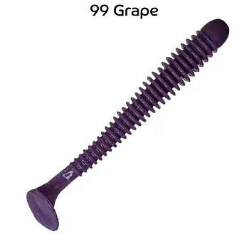 Силикон. приманки Crazy Fish Vibro Worm 3.4  12-85-99-6-F плавающие 