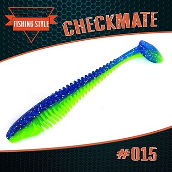 CHECKMATE BIG 5.5" (140 мм)уп.3 шт.#015 DARK BLUE LIME