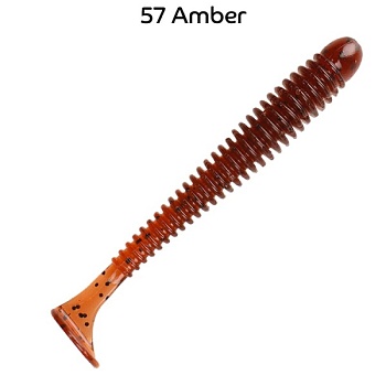 Силикон. приманки Crazy Fish Vibro Worm 2.5  81-65-57-6