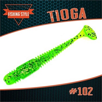 TIOGA 4" (102мм) уп.5 шт. #102 LIME