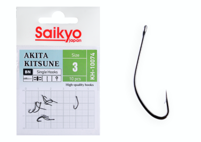 Крючки Saikyo KH-10074 BN AKITA KITSUNE №3 (10шт.)