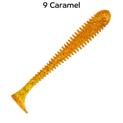 Силикон. приманки Crazy Fish Vibro Worm 3.4  12-85-9-6 