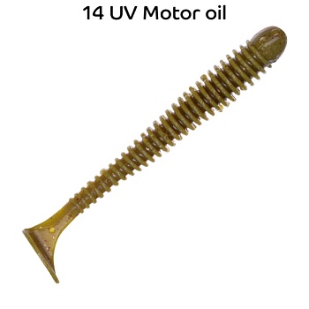 Силикон. приманки Crazy Fish Vibro Worm 3.4  12-85-14-6-F плавающие