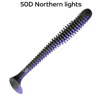 Силикон. приманки Crazy Fish Vibro Worm 3.4  13-85-50d-6-F плавающие 