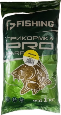 Прикормка F-fishing PRO Чеснок желтый  1кг