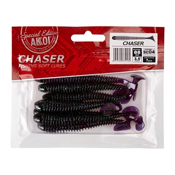 Силиконовая приманка AKKOI CHASER 88mm SC04