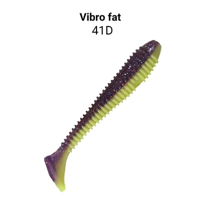 Силикон. приманки Crazy Fish Vibro Fat 4  15-100-41d-6