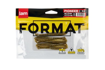 Силиконовая приманка FORMAT PIONEER 74mm F04