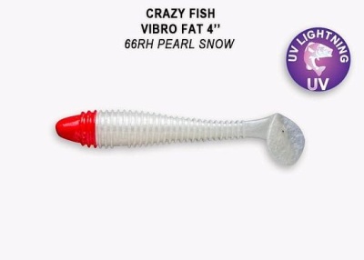 Силикон. приманки Crazy Fish Vibro Fat 4  14-100-66RH-6