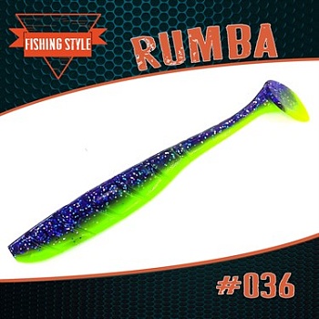 RUMBA  2.5" (64мм) уп.10шт. #036 VIOLET LIME