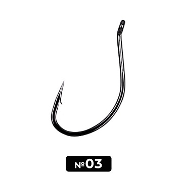 Крючок GAMAKATSU WORM 39 №3 (12 шт)