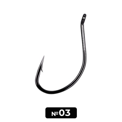 Крючок GAMAKATSU WORM 39 №3 (12 шт)