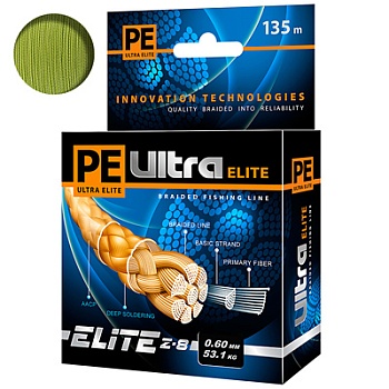 Плетеный шнур AQUA PE ULTRA ELITE Z-8  0.60mm 135m