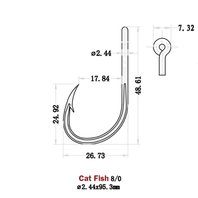 Крючки Saikyo Cat Fish FT № 8/0 (10 шт)