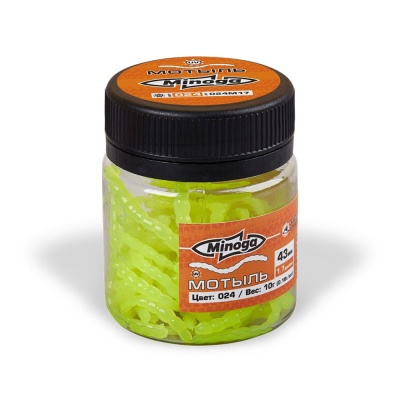 Мотыль 1,7" 43мм цвет 024