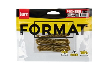 Силиконовая приманка FORMAT PIONEER 74mm F04