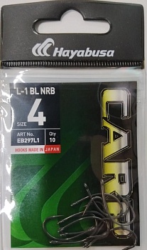 Крючки HAYABUSA L-1 BL NRB  №4