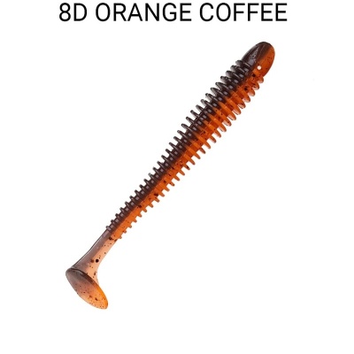 Силикон. приманки Crazy Fish Vibro Worm 4.  75-100-8d-6