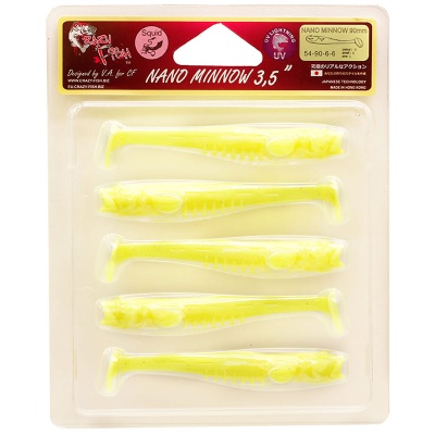 Силикон. приманки Crazy Fish NANO MINNOW 3.5  54-90-6-6