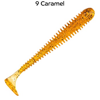 Силикон. приманки Crazy Fish Vibro Worm 2  3-50-9-6