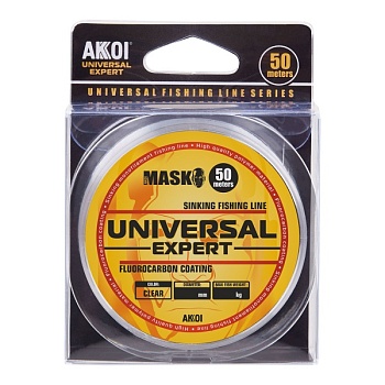 Леска AKKOI MASK UNIVERSAL EXPERT 150m clear 0.16mm