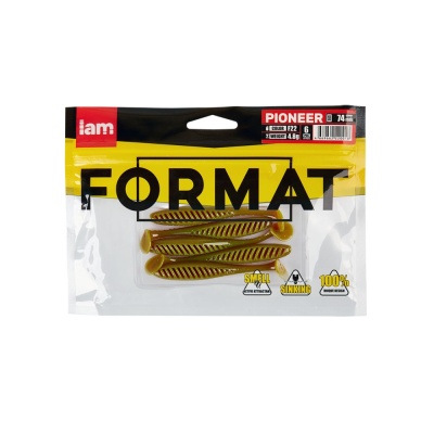 Силиконовая приманка FORMAT PIONEER 74mm F22