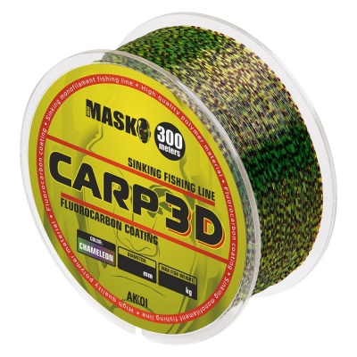 Леска AKKOIMASK CARP 3D 300m chameleon 0.35mm
