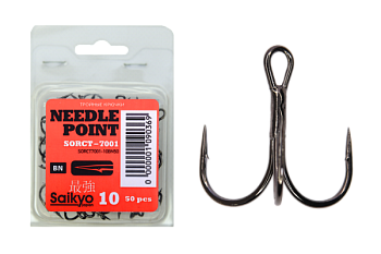Крючки Saikyo тройн. 7001 BN № 10 (50 шт.)