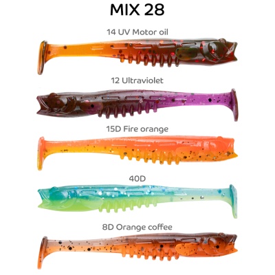 Силикон. приманки Crazy Fish NANO MINNOW 2.8  53-70-M28-6
