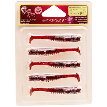 Силикон. приманки Crazy Fish NANO MINNOW 2.8  53-70-73-6
