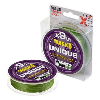 Плетеный шнур AKKOI MASK UNIQUE x9 150m khaki 0.16mm