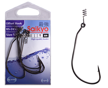 Крючки Saikyo BS-2435 BN № 5/0 (5шт.)