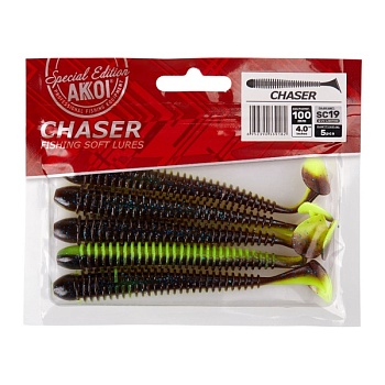 Силиконовая приманка AKKOI CHASER 100mm SC19