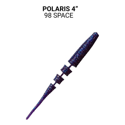 Силикон. приманки Crazy Fish Polaris 4.  38-100-98-6