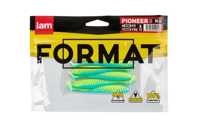 Силиконовая приманка FORMAT PIONEER 74mm F12