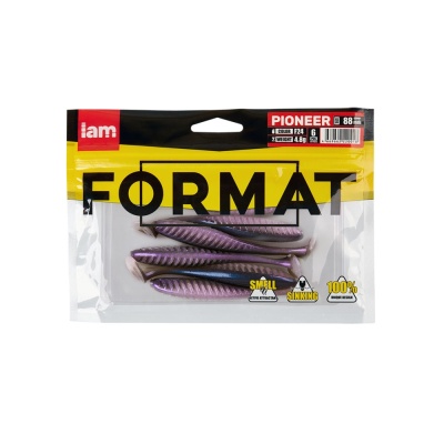 Силиконовая приманка FORMAT PIONEER 88mm F24