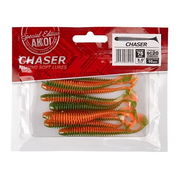 Силиконовая приманка AKKOI CHASER 75mm SC20
