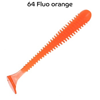 Силикон. приманки Crazy Fish Vibro Worm 3.  11-75-64-6