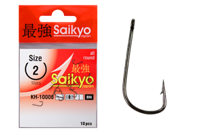 Крючки Saikyo KH-10006 Sode Ring BN № 2 (10шт.)