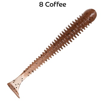 Силикон. приманки Crazy Fish Vibro Worm 2  3-50-8-6