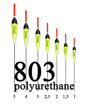 803  Поплавок из полиуретана  Wormix  2гр. (10шт.)