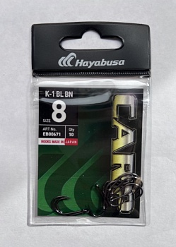 Крючки HAYABUSA К-1 BL BN №8