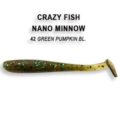 Силикон. приманки Crazy Fish NANO MINNOW  6-40-42-6 