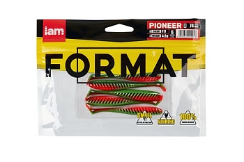 Силиконовая приманка FORMAT PIONEER 74mm F17